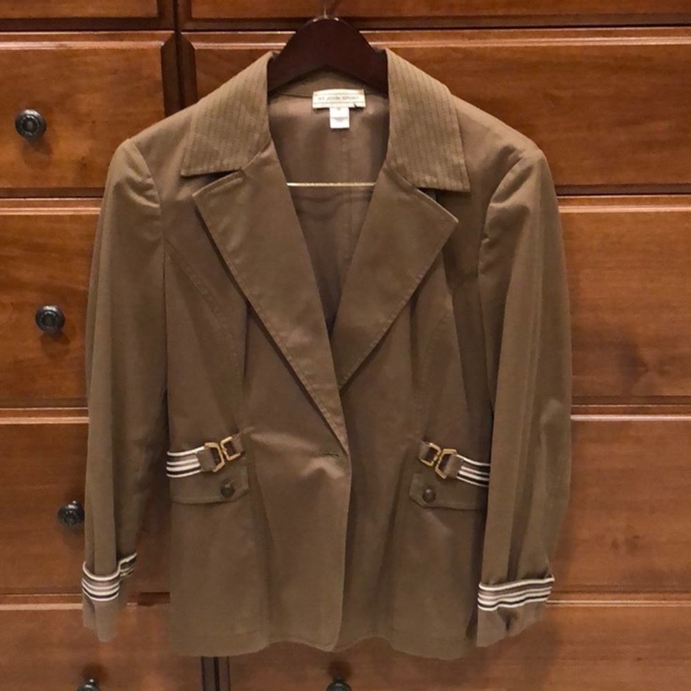 St John Sport Jacket with stripe detail
